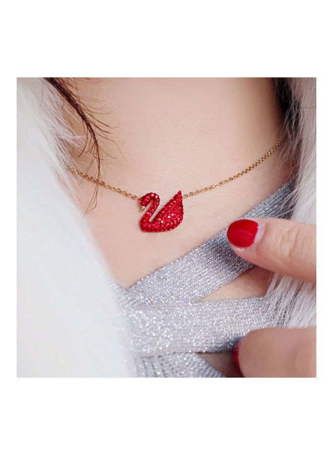 Generic Fashion Water Bird Crystal Designer Necklace  - Image 2
