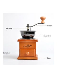 Generic Manual Coffee Bean Grinder Multicolour  - Image 2