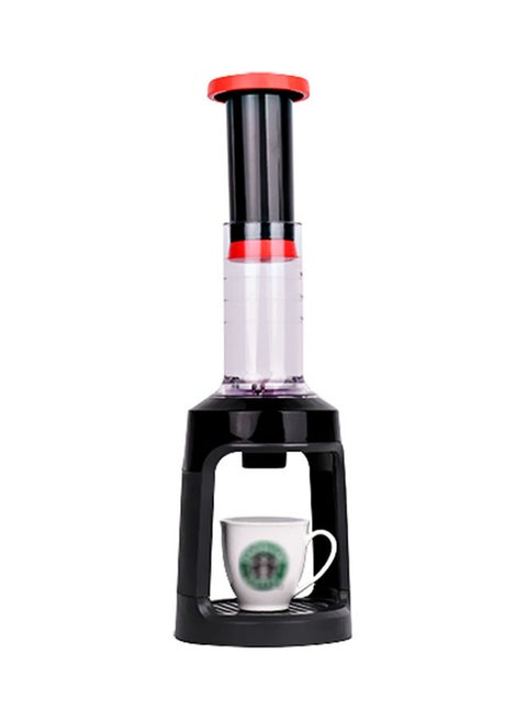Manual Hand Press Coffee Maker Red