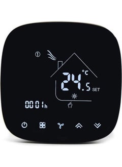 Royal Apex Luxury Design Wifi Programmable Room Smart Thermostat 0.1 ml 1200 W 2pipeWhite Black