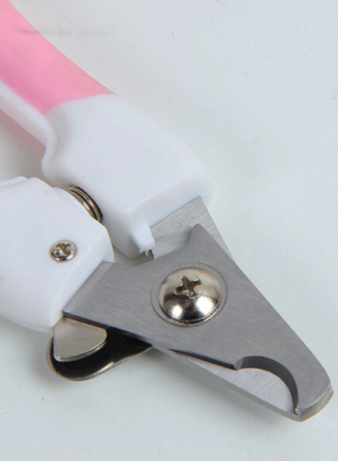 Sharpdo Pet Claw Cutter With Nail File Pink/White/Silver - Image 4