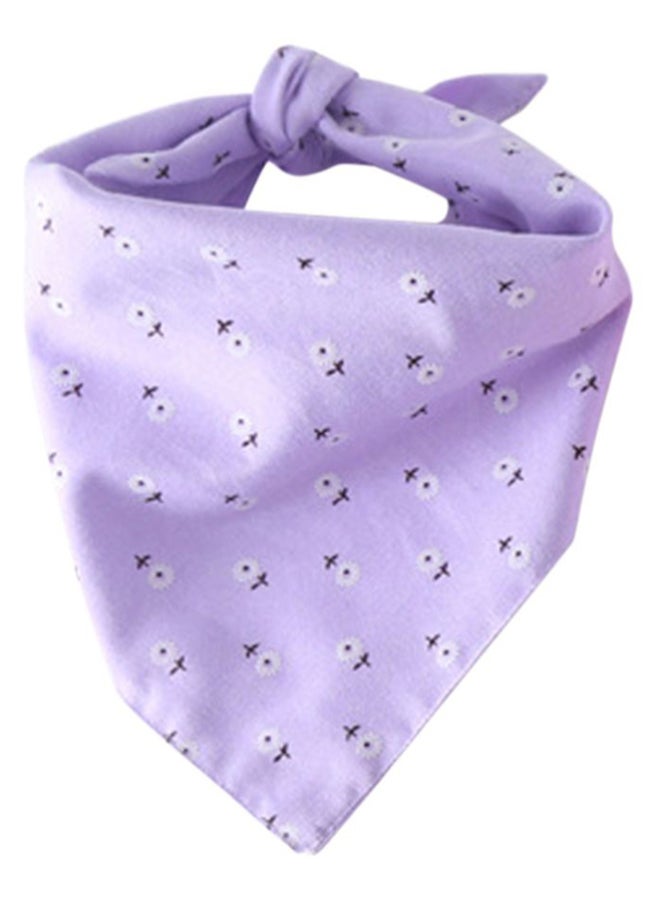 Sharpdo Pet Grid Bandana Purple - Image 1