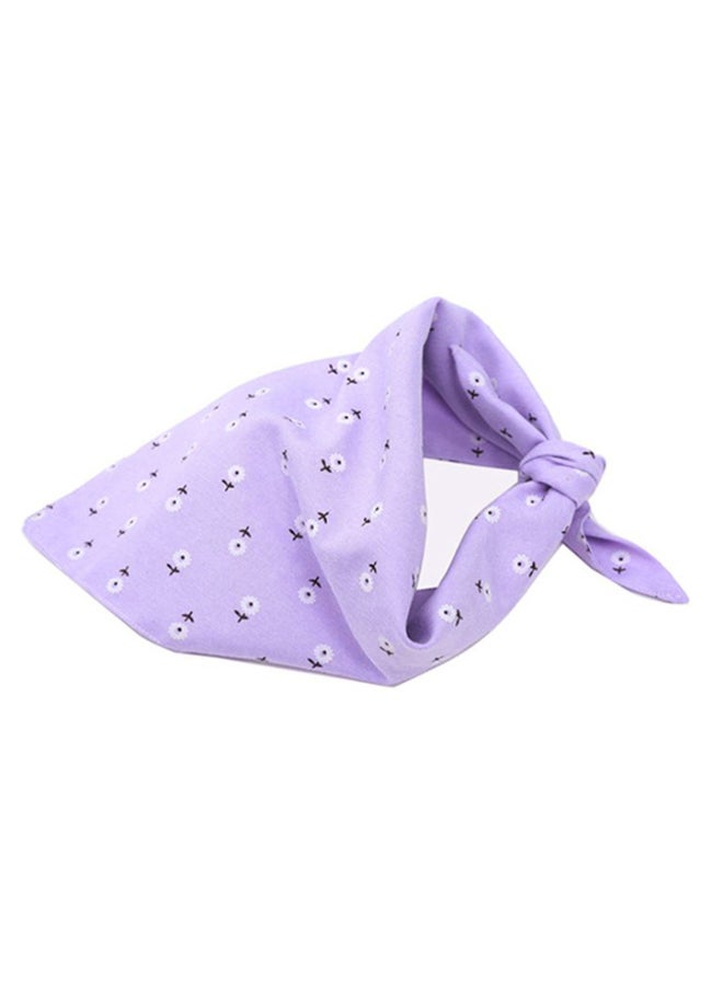 Sharpdo Pet Grid Bandana Purple - Image 2