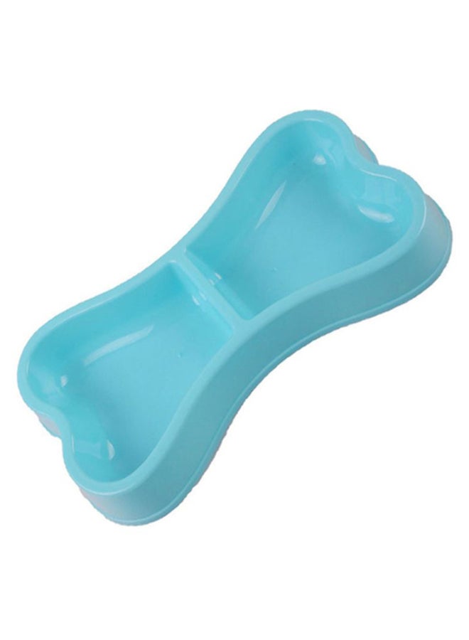 Sharpdo Bone Shape Pet Bowl Blue 24 x 12cm - Image 2