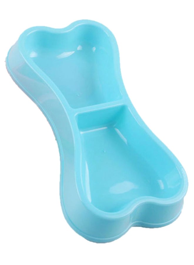 Sharpdo Bone Shape Pet Bowl Blue 24 x 12cm - Image 3
