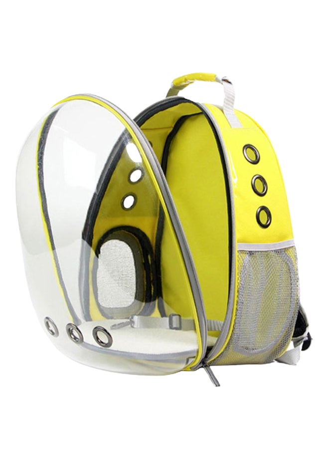 Sharpdo Transparent Visible Pet Backpack Green/Grey/Clear 29 x 42cm  - Image 1