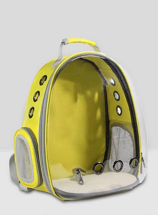 Sharpdo Transparent Visible Pet Backpack Green/Grey/Clear 29 x 42cm  - Image 2