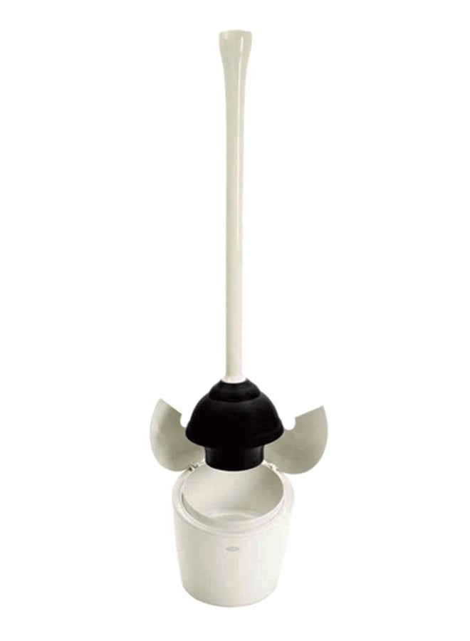 OXO Toilet Drain Plunger White 675x2275x675cm  - Image 2