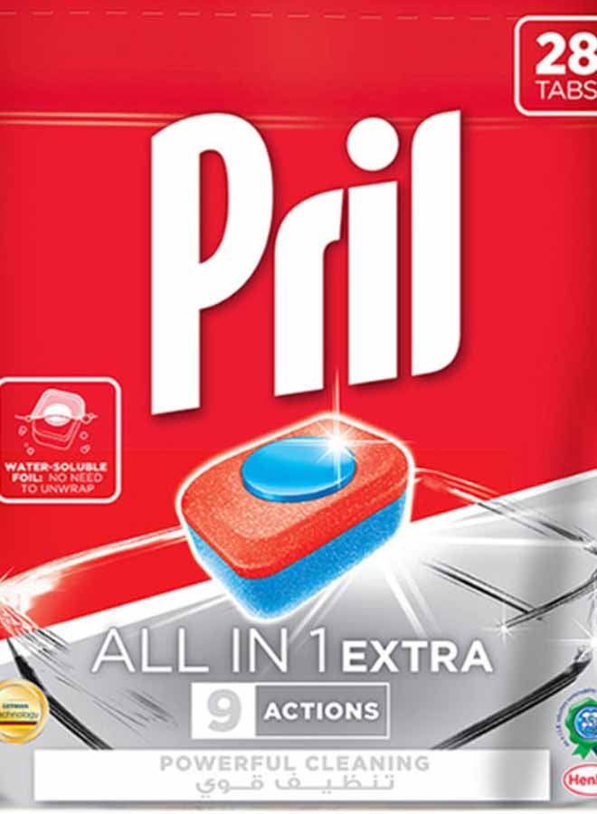 All-In-One Lemon And Lime Dishwasher Tablets