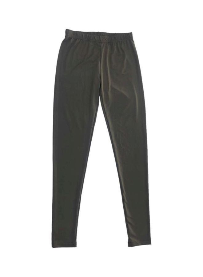 Sharpdo - Casual Polyester Leggings Army Green - Image 1
