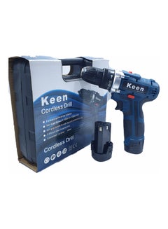 Keen Electric Drill With Lithium Battery Set Black/Blue 20x20x5cm  - Image 1