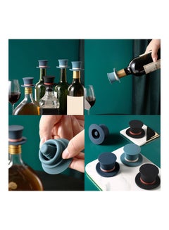 fashionhome Silicone Wine Stopper Cap Black 35x60mm  - Image 3