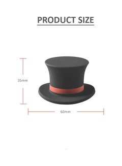 fashionhome Silicone Wine Stopper Cap Black 35x60mm  - Image 5