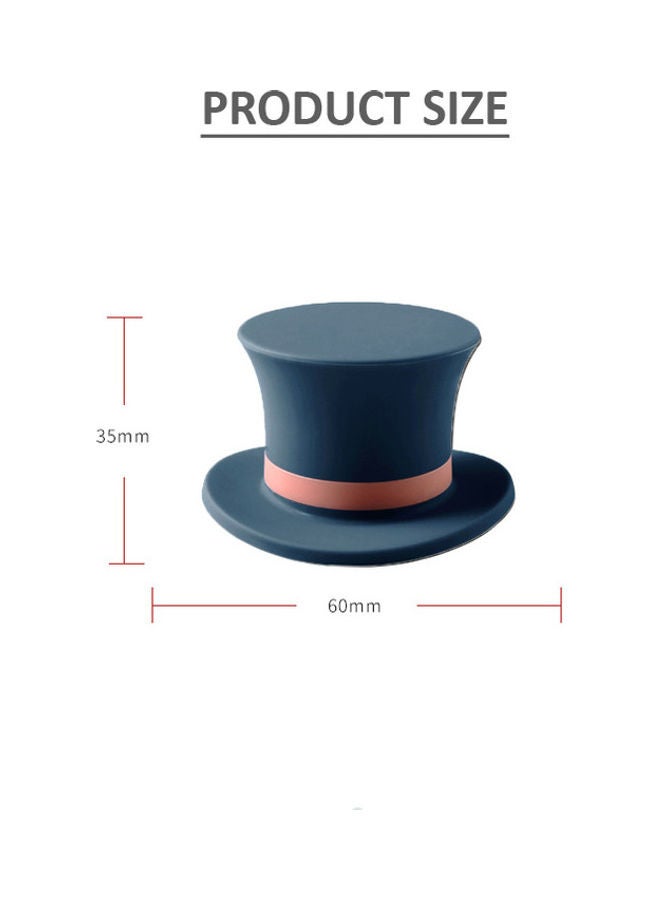 fashionhome Silicone Wine Stopper Cap Blue 35x60mm  - Image 5