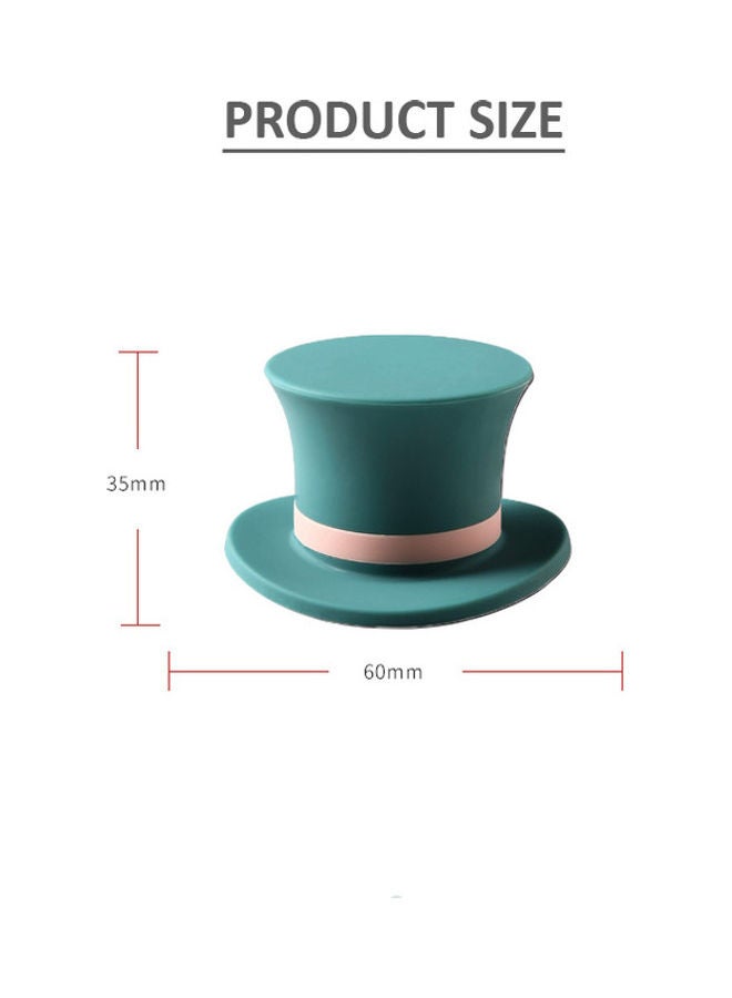 fashionhome Silicone Wine Stopper Cap Green 35x60mm  - Image 2