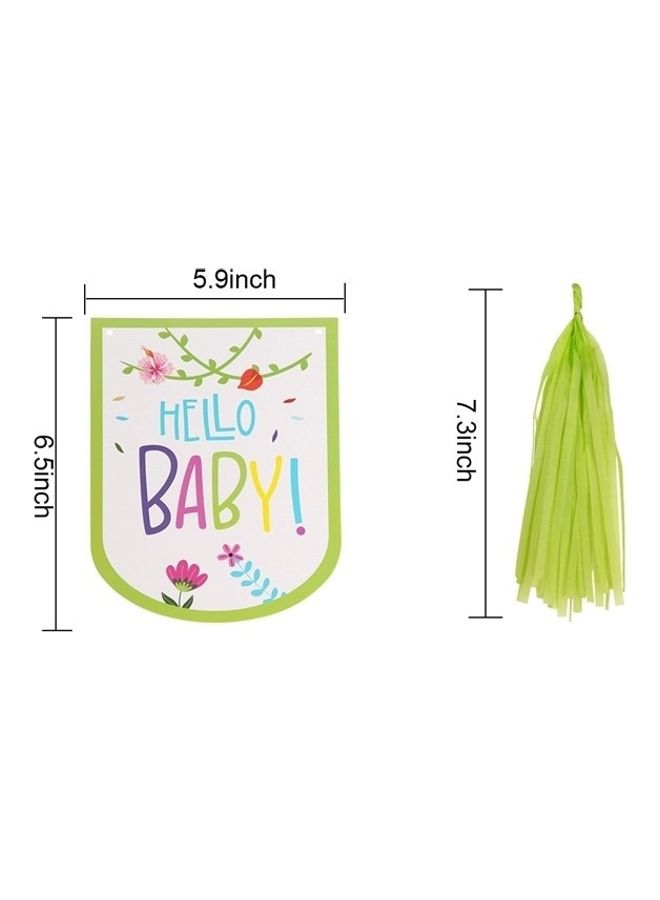 Goldedge 114-Pieces Baby Party Pack Tableware Cups Napkin Tissue Straws Plates Set 16 Guest - Image 3