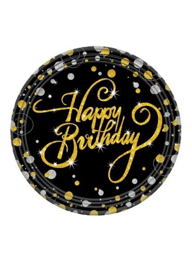 Goldedge 114-Piece Happy Bithday Party Pack Tableware Cups Napkin Tissue Straws Plates Set 16 Guest  - Image 3