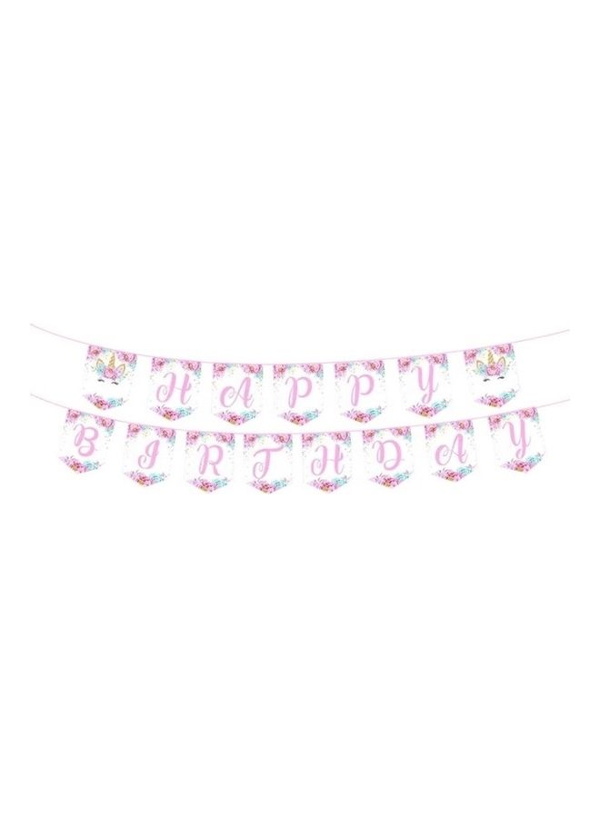 Goldedge 114-Piece Unicorn Happy Birthday Party Pack Tableware Cups Napkin Tissue Straws Plates Set 16 Guest  - Image 2