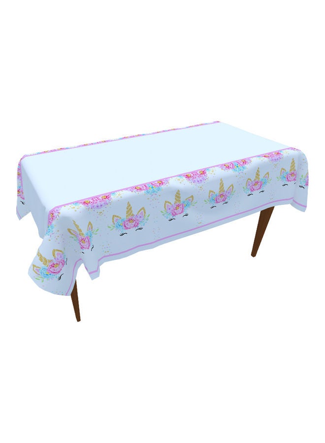 Goldedge 114-Piece Unicorn Happy Birthday Party Pack Tableware Cups Napkin Tissue Straws Plates Set 16 Guest  - Image 3