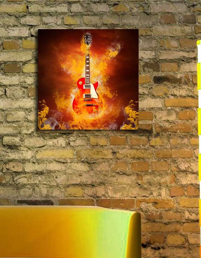 Fast Print - Vinyl Decorative Printed Tableau Multicolor 45x45cm - Image 1