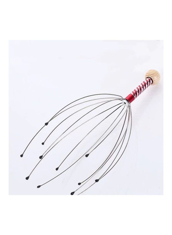 Generic Hair Scratcher For Scalp Relives Red/Silver 
