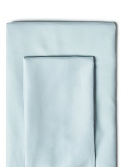 Rahalife 2- Piece Fitted Bedsheet Set Twin Size Microfiber Baby Blue  - Image 2