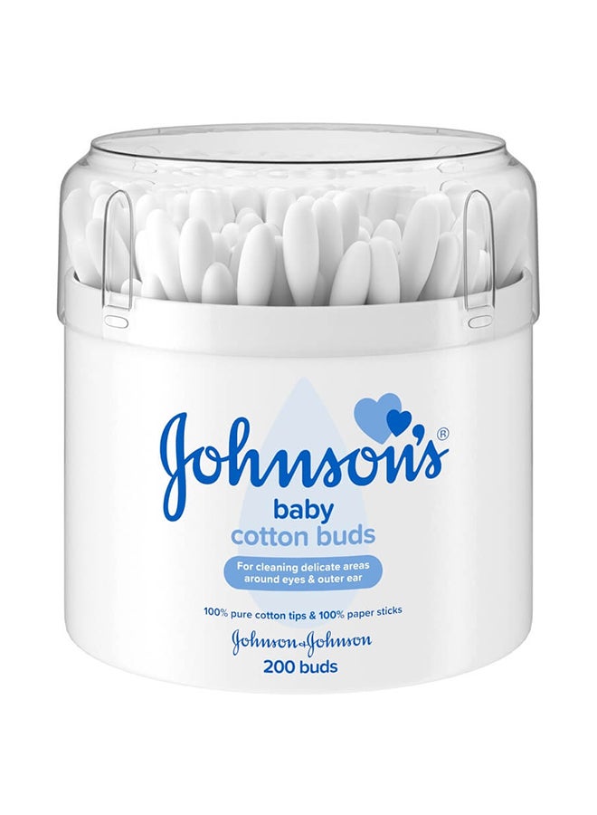 Johnson's Baby 200 Cotton Buds New Pack  - Image 1