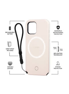LuMee Halo Selfie Case For Apple iPhone 12/12 Pro Millenial Pink  - Image 2