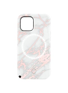 LuMee Protective Case Cover For Apple iPhone 12 mini White Marble  - Image 1