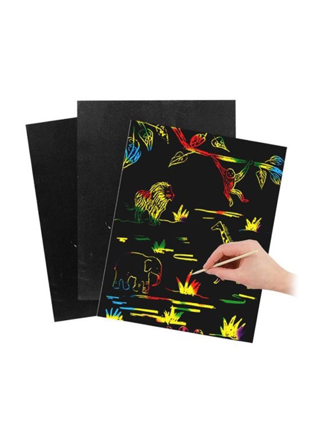 CYTHERIA - 10 Sheets Magic Scratch Art Paper - Image 1
