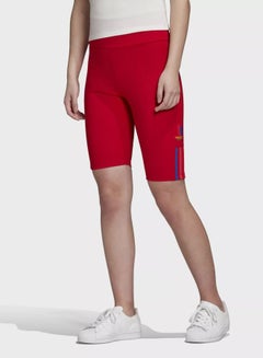 red adidas bike shorts