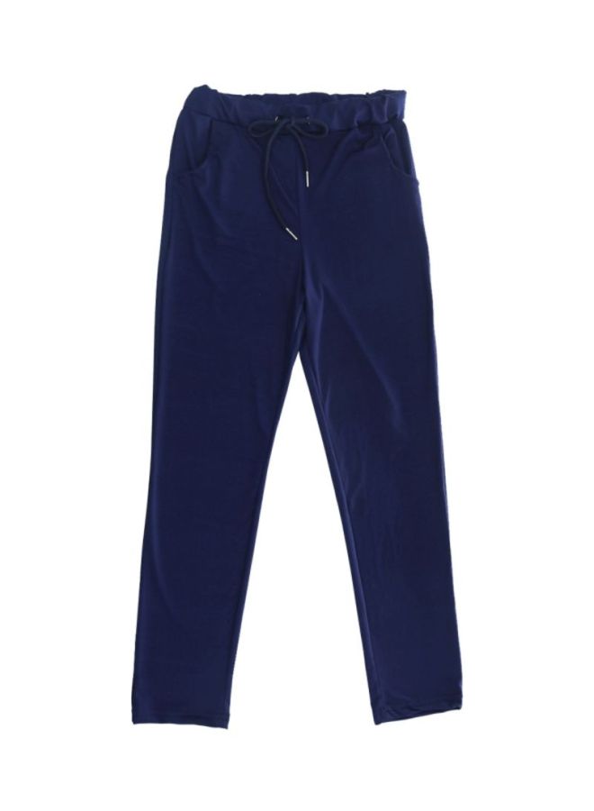 Sharpdo Casual Yoga Pants Navy Blue  - Image 5