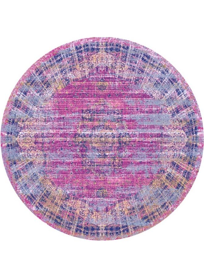 سجادة بملمس ناعم متعدد الألوان 120x120سم