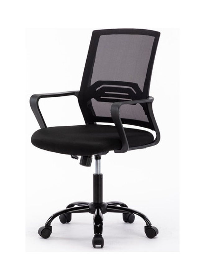 Blitzed Swivel Rolling Lumbar Support Office Chair Black 125x68x77cm - Image 3