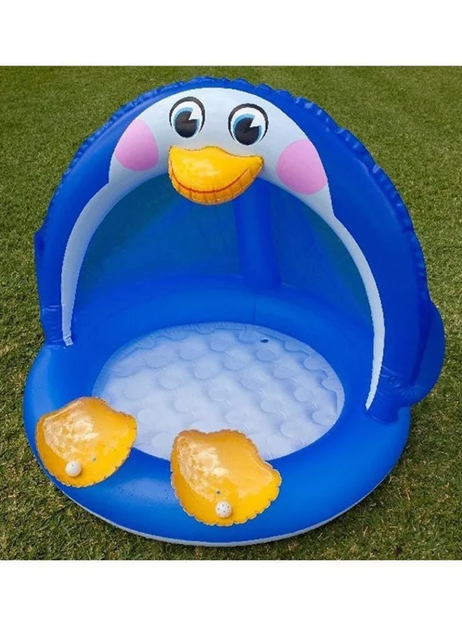 INTEX Penguin Baby Inflatable Foldable Portable Lightweight Swimming Pool 102x83cm