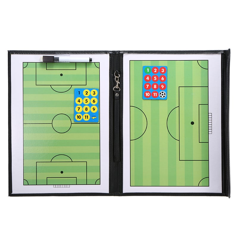 EHOME - Foldable Football Soccer Magnetic Tactic Board With Marker Pieces and 2-in-1 Pen 32cm - Image 1