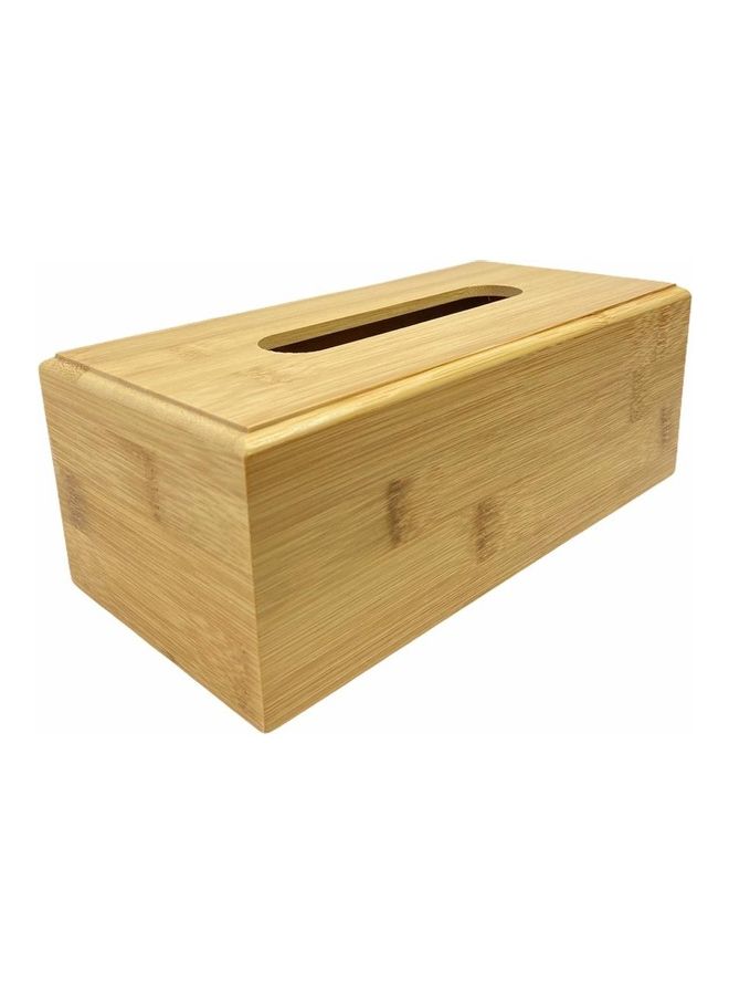 Wooden Tissue Box Brown 23 x 11cm - Image 2