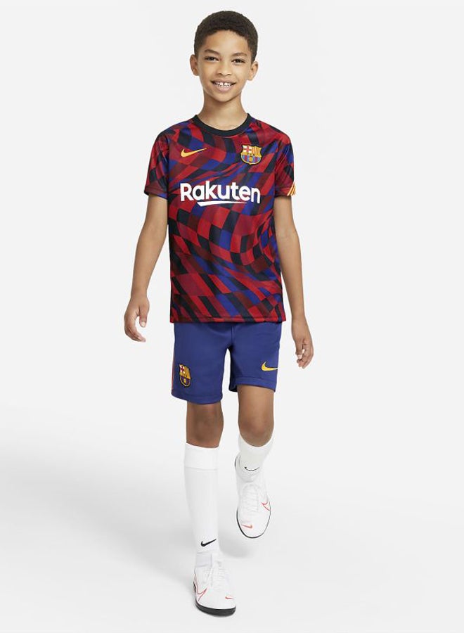 Nike Kids FC Barcelona Shorts Deep Royal Blue/Varsity Maize - Image 4