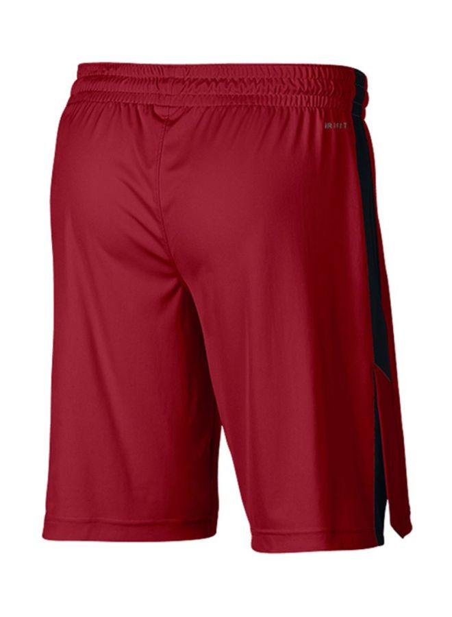 Nike Alpha Dry Basketball Shorts Red/Black - Image 2