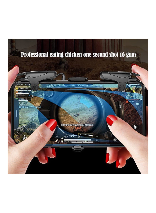 مقبض ألعاب بمشبك للموبايل للعبة "Chicken Eating Artifact Per Second" بأزرار معدنية - Image 2