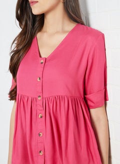 Buttoned Peplum Top Dusty Pink - v1608810871/N31873643V_4