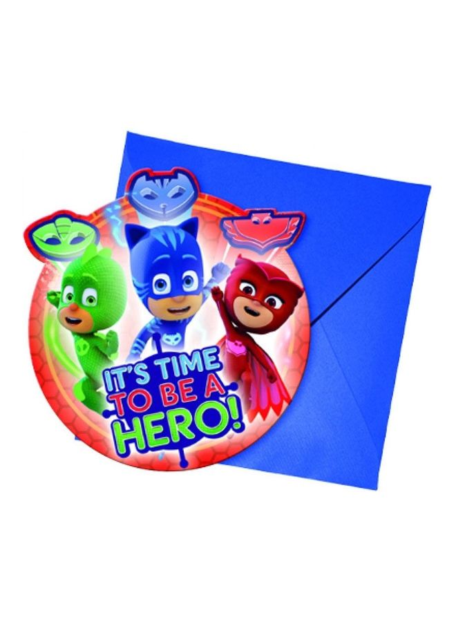 Amscan PJ Masks Invites 8 Piece