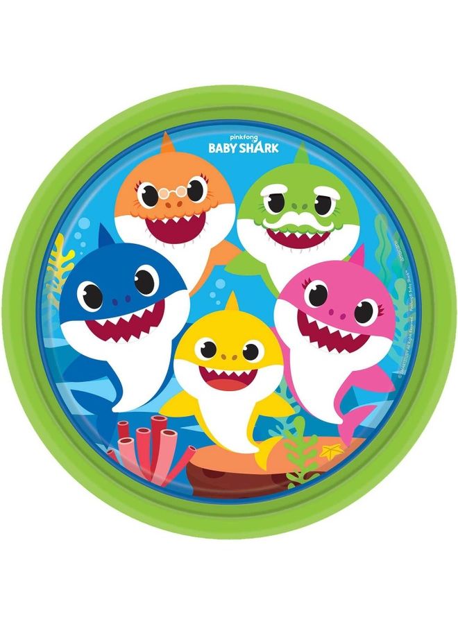 Amscan 8 Piece Baby Shark Paper Plate Set 9inch