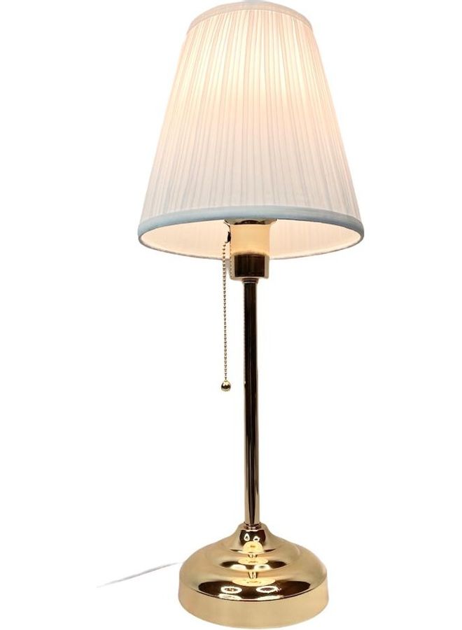 Table Lamp Gold/White 57 x 57cm - Image 3