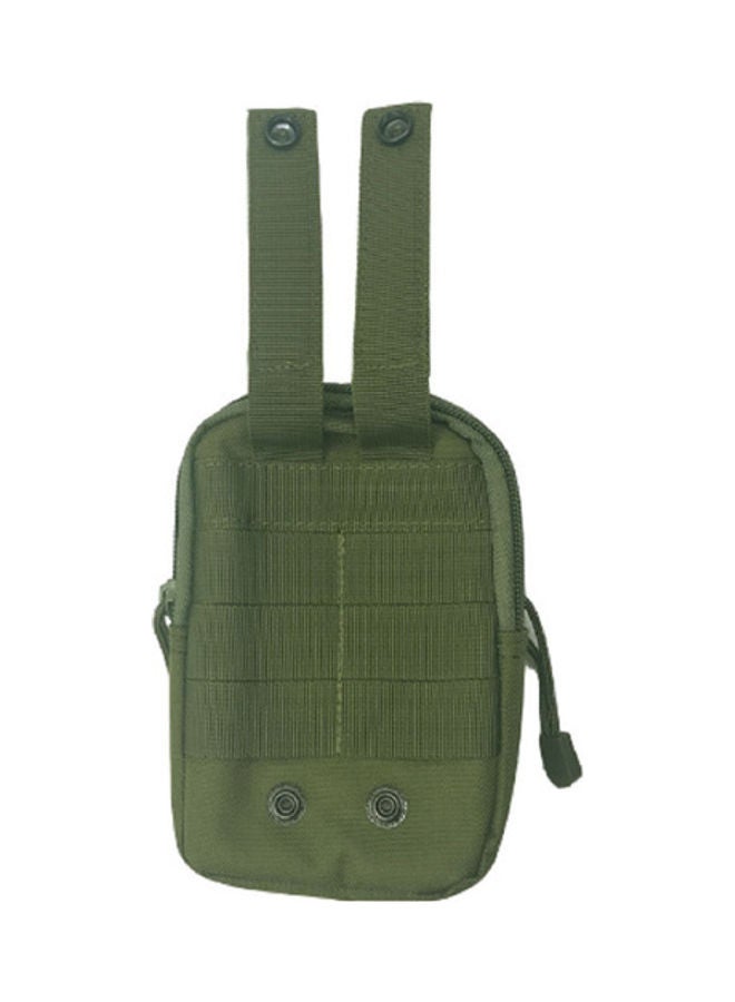 حقيبة خصر رياضية كاجوال بتصميم عسكري مزودة بحزام ومناسبة للأماكن الخارجية أخضر - Image 2