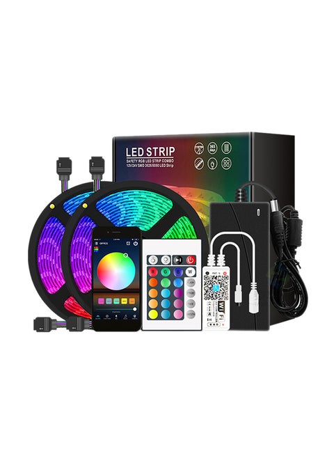 RGB LED Strip Lights For Room Ceiling Party Multicolour 10x7x8cm
