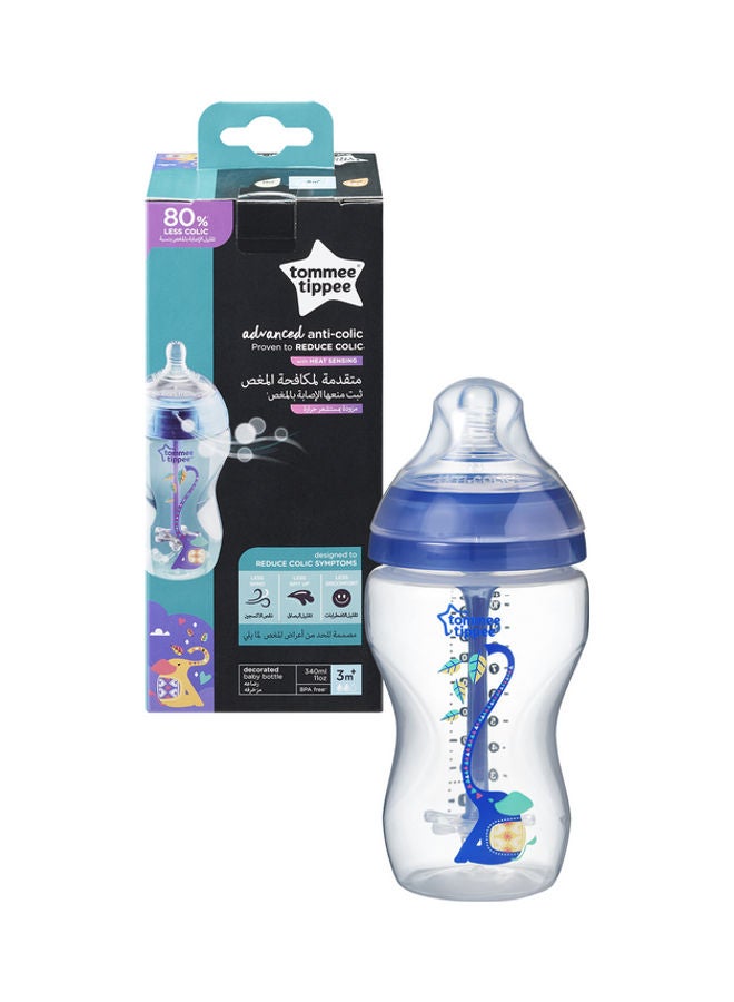 زجاجة رضاعة متطورة لمكافحة المغص - 340 مل