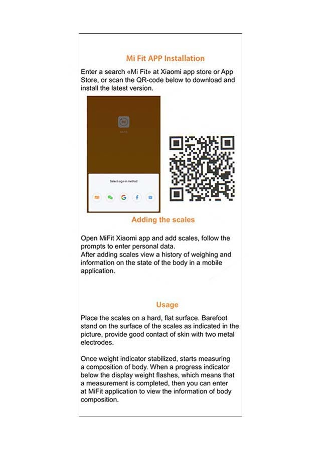 Xiaomi LED Display Smart Weighing Scale 2 White  - Image 5