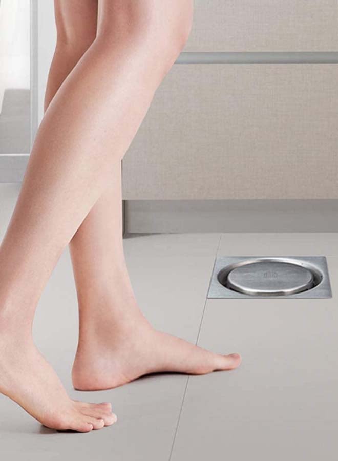 شاومي طقم مصارف أرضية بنمط دوار للصرف من 3 قطع فضي - Image 5