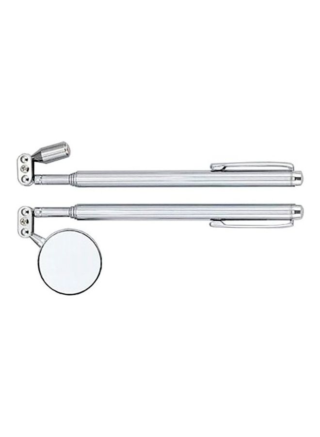 VATA Magnetic Pick Up Tool And Inspection Mirror Set Silver 150-500mm